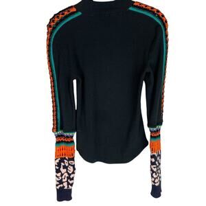 Free People Switch It Up Cuff Thermal long sleeve top black